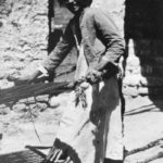 Tisserand juif de poils de chèvre à Ramadi, 1918