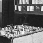 Exposition de travaux d'élèves à l'école hébraïque de Benghazi, 1943-44