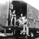 Survivants du camp de concentration de Bergen-Belsen, retournant en Libye, 1945